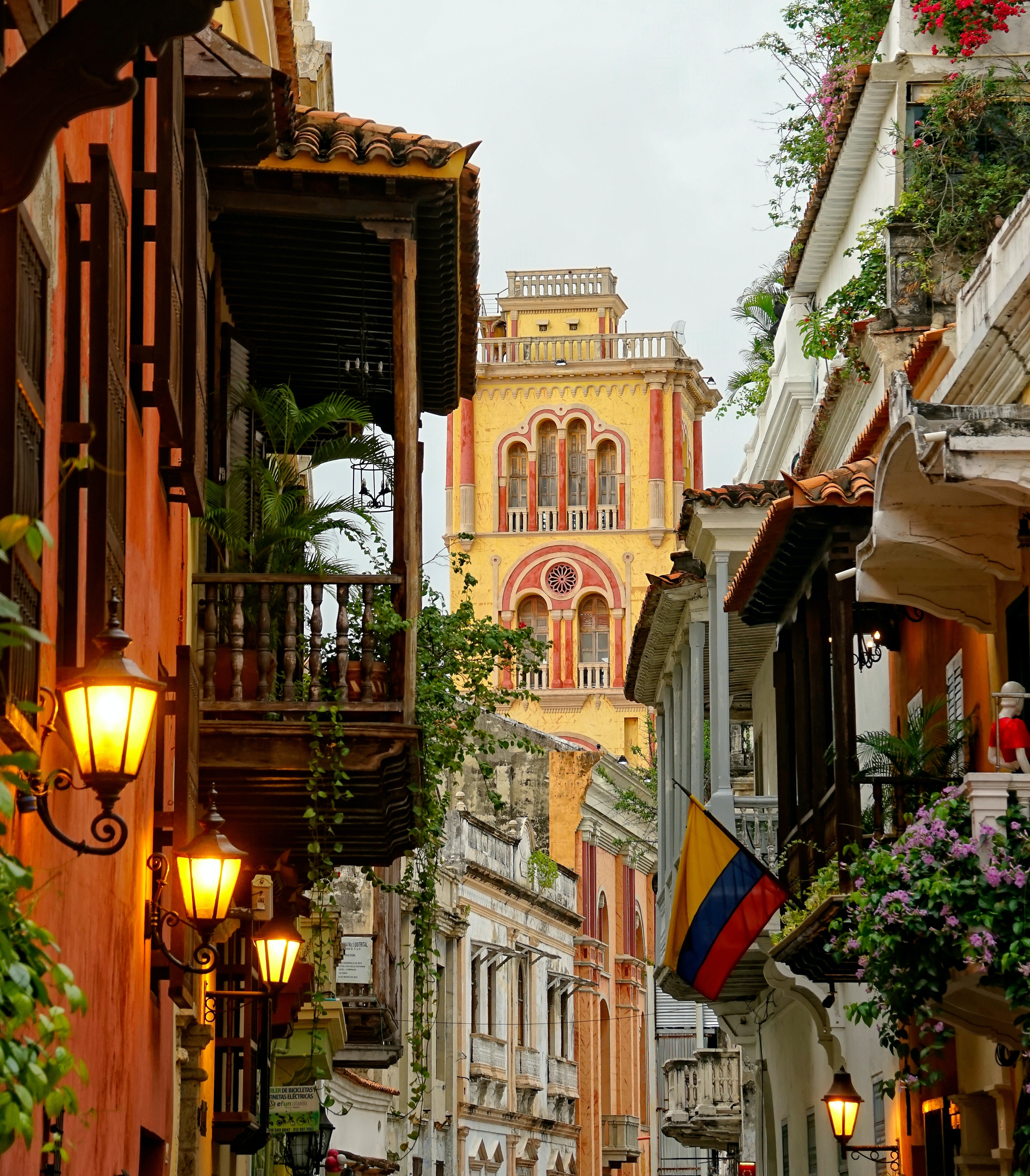 street in Cartagena